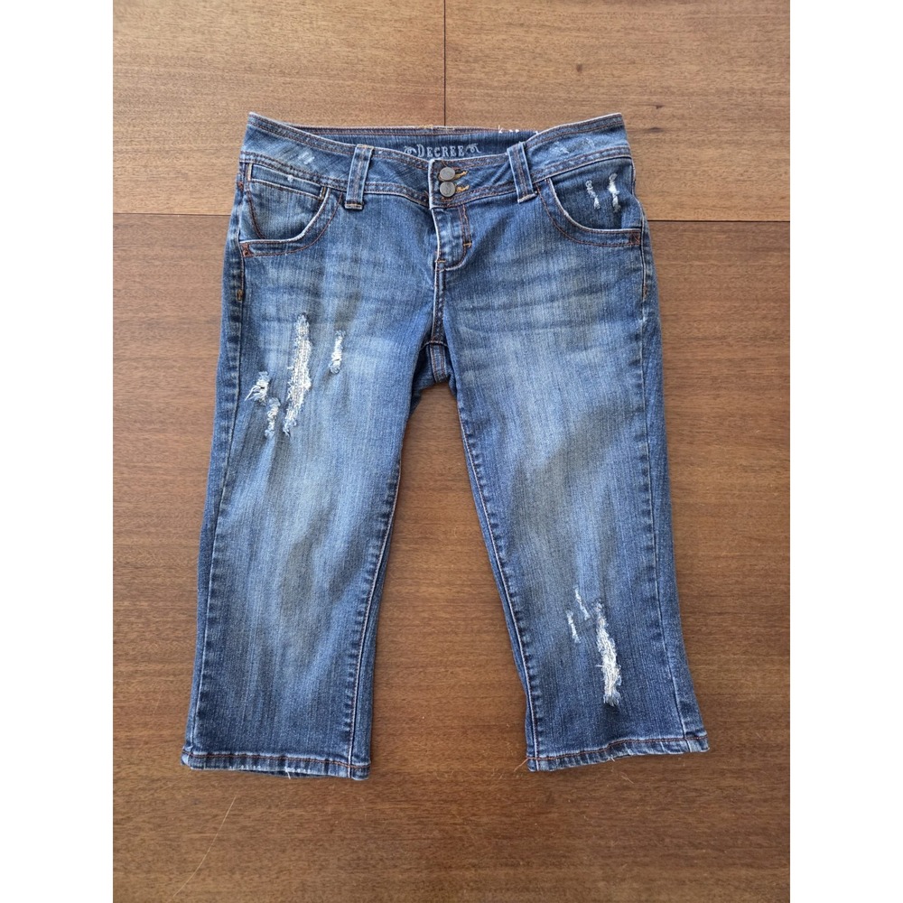 Vtg Decree Denim Bermuda‎ Shorts Womens 5